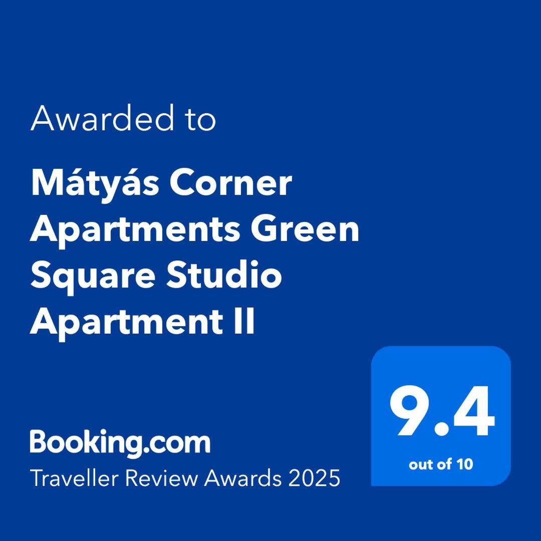 Matyas Corner Apartments Green Square Studio Apartment II Будапеща Екстериор снимка